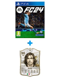 Buy Fc 24 Sports Playstation 4 With Egygamer Pirlo Fc 24 Card Portrait in Egypt