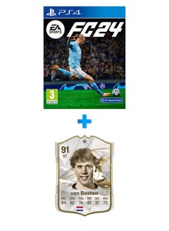 Buy Fc 24 Sports Playstation 4 With Egygamer Van Basten Fc 24 Card Portrait in Egypt