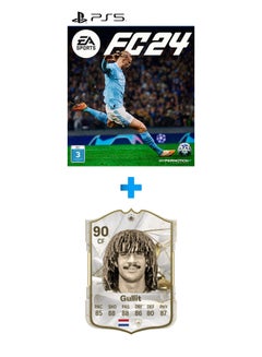 Buy Fc 24 Sports Playstation 5 With Egygamer Gullit Fc 24 Card Portrait in UAE