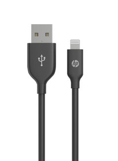 اشتري USB A To Lightning Cable  MFi-Certified iPhone Charging Cable 1M BLACK في الامارات