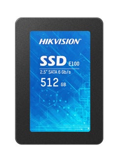 اشتري Hikvision 2.5 Inch Internal Ssd 512Gb, Sata 6Gb/S, Up To 550Mb/S E100 Solid State Disks 3D Nand Tlc 512 GB في الامارات
