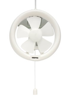 اشتري Exhaust Fan With Long Life Powerful Motor Less Noise And Low Energy Consumption 50 W GF21169 White في الامارات