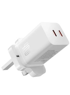 Buy PD 40W USB C Charger GaN5 Pro iPhone 15 Charger 20W 2-Port iPad Fast Charger Type C Wall Plug Dual USB-C MacBook Air  Charger PD Fast Charging Adapter USB C Plug Samsung Phone Charger White in UAE