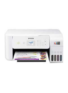 اشتري EcoTank L3266 Home ink tank printer A4, colour, 3-in-1 printer with WiFi and SmartPanel App connectivity White في الامارات
