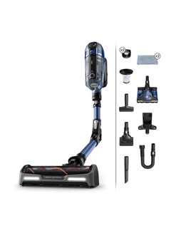 اشتري X-Force Flex 12.60 Cordless Vacuum Cleaner, Aqua Model, Powerful Suction 150 Air Watts, Long-Lasting Battery Up to 45 minutes, 2-in-1 Mopping and Vacuuming, Flex Tube System, 150 W TY98C0HO Blue في الامارات