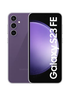 Buy Galaxy S23 FE Dual Sim Purple 8GB RAM 128GB 5G - Middle East Version in UAE