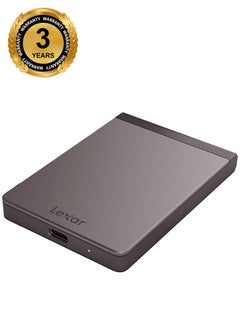 اشتري Lexar 512GB SL200 Portable USB 3.1 Type-C External SSD - 3 years warranty - official distributor 512 GB في السعودية