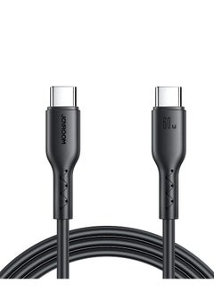 Buy SA26-CC3 Flash-Charge Series 60W Fast Charging Data Cable (Type-C to Type-C) 1m Black in Egypt