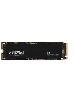 اشتري كروكيال P3 2 تيرابايت PCIe Gen3 3D NAND NVMe M.2 SSD، بسرعة تصل إلى 3500 ميجابايت/ثانية - CT2000P3SSD8 أسود في الامارات