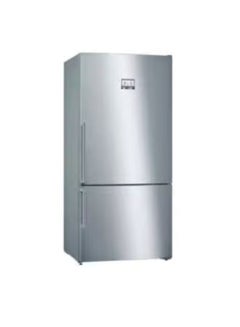 Buy No Frost Refrigerator, Free Standing, Bottom Freezer - Capacity 682 Liters - KGN86CI3E8 Silver in Egypt