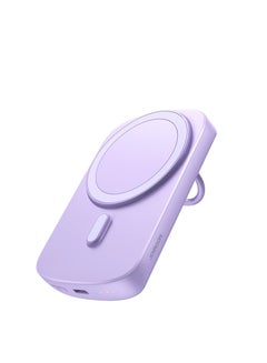 Buy 6000 mAh JR-W030 20W Magnetic Wireless Power Bank with Ring Holder 6000mA Purple in Egypt