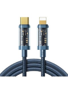 Buy S-CL020A12 Type-C to Lightning PD 20W Data Cable 1.2m-Blue Blue in Egypt