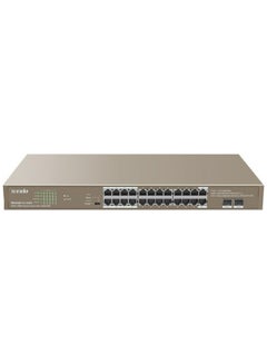 Buy TEG1126P-24-410W 24GE + 2SFP Ethernet Switch With 24-Port PoE Brown in Saudi Arabia