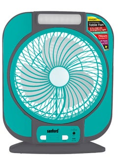 اشتري RECHARGEABLE TABLE FAN SF6652RTF Multicolour في الامارات