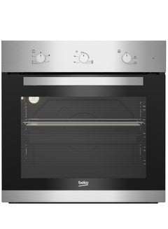 اشتري Built-In Gas Oven With Grill, 66 Liters, 60 Cm BIG22100XC Silver/Black في مصر