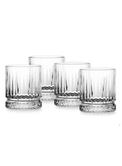 Buy 4-Piece Elysia Glass Set 210 ml Clear in UAE