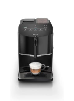 اشتري EQ300 Bean To Cup Fully Automatic Espresso Coffee Machine With Milk Frother, 4 Coffee Varieties, 3 Coffee Strengths 1.4 L 1300 W TF301G19 Piano Black في الامارات