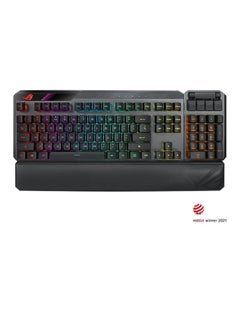 اشتري ASUS MA02 ROG Claymore II RGB Mechanical Gaming Keyboard: 100% Optical Switches, Wireless/Wired Modes, and detachable numpad for ultimate flexibility. في السعودية