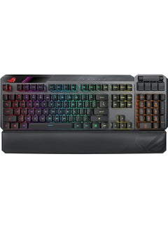 اشتري لوحة مفاتيح الألعاب الميكانيكية ASUS MA02 ROG Claymore II RGB: مفاتيح بصرية 100%، وأوضاع لاسلكية/سلكية، ولوحة أرقام قابلة للفصل للحصول على أقصى قدر من المرونة. في الامارات