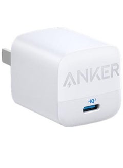 Buy Anker 313 USB-C 30W Wall Charger for MacBook Air/iPhone/Galaxy/iPad Pro, Pixel, and More White in Egypt