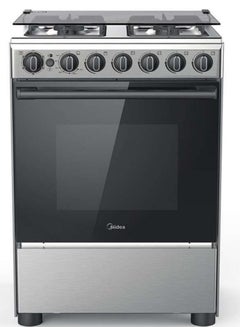 Buy 60 Cm Gas Cooker With Full Safety CME6060-D Silver in UAE