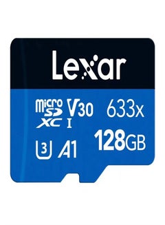 Buy 633x  TF Card High-Performance Micro SD Card Class10 U3 A2 V30 High Speed TF Card For Phone Camera Dashcam Blue 128 GB in UAE