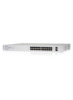 Buy UniFi Switch PoE 24 US-24-250W 24-Port Managed PoE+ Gigabit Switch with SFP White in UAE