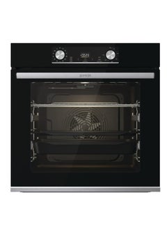 Buy Electric Built In Oven With Grill 60 Cm Multi Function 77 Liters Stainless Steel BOSX6737E09BG Black in Egypt