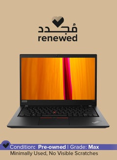 Buy Renewed - ThinkPad T495 Pro Laptop With 14 inch Display,AMD Ryzen 7/2GB Graphic Memory/16GB RAM/256GB SSD/Windows 10 Pro English Black in UAE