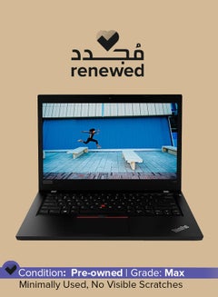 Buy Renewed - ThinkPad L490 Laptop With 14 inch Display,Intel Core i7 Processor/8th Generation/16GB RAM/256GB SSD/Windows 10 Pro English Black in UAE