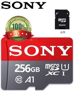 اشتري سوني بطاقة ذاكرة Micro SD فائقة السرعة فئة 10فلاش TF سعة 256 جيجابايت 256 GB في السعودية