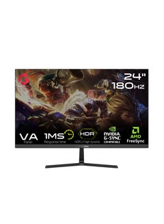 Buy 24-Inch FHD, 180Hz, 1 ms , HDMI 2.0 Gaming Monitor (Adaptive Sync and G-Sync Compatible)GOPS24180VA Black in UAE