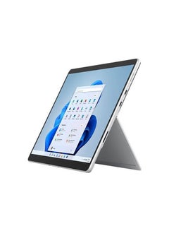 اشتري SURFACE PRO 8 Laptop With 13-Inch Touchscreen Display, Core i7-1185G7 Processor/16GB RAM/256GB SSD/Intel Iris XE Graphics/LTE Advanced/Windows 11 Pro English silver في الامارات