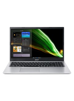 Buy A315–510P–300p Laptop With 15.6-inch Display,Core i3-1115G4Processor/4GBRAM/512GB SSD/DOS(Without Windows)/Intel UHD Graphics/ English/Arabic Pure Silver in Saudi Arabia