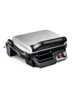 اشتري Contact Grill 3 In1 With Baking Function Double Grill Surface When Opened As A Table Grill BBQ Also For Sandwich, Steak, Panini Adjustable Thermostat Non-Stick Coated 2000 W GC3060 Balck & Silver في الامارات