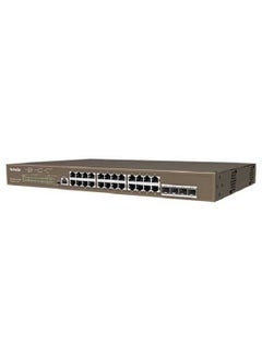 Buy TEG5328P-24-410W Managed L3 Gigabit Ethernet (10/100/1000) Power over Ethernet (PoE) 1U Brown in Saudi Arabia