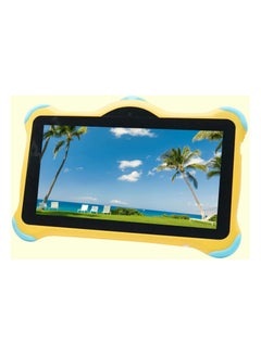 Buy Android Tablet 8"Smart Wifi Tab For Kids With Dual-Core Processor Homely Cindy Plus Free Gifts (Yellow) in UAE
