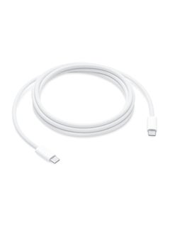 Buy Type-C To Type-C Charge Cable 2M White in Saudi Arabia