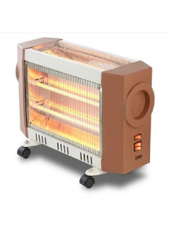 Buy Rectangular Electric Heater 1500 W JN070001 Brown in Saudi Arabia