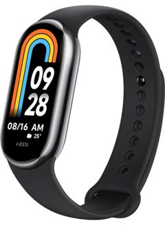 Buy Mi Band 8 Smart Bracelet Amoled Screen Heart Rate Blood Oxygen Bluetooth Sport Watch Fitness Tracker Smart Watch Global Version Black in UAE