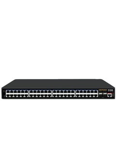 اشتري DGS-F1500-52MP 48 Port Gigabit PoE Managed Switch, Time Based PoE, Dynamic ARP Inspection, 10/100/1000BaseT PoE + 4 1G/10G SFP+ Ports Managed L3 Switch, 600W PoE Budget, Black | DGS-F1500-52MP BLACK في الامارات