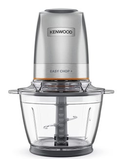 اشتري Glass Chopper Electric Food Chopper with 1.2L Glass Bowl (600ml working capacity), Dripper Pro, Quad Blade, Storage Lid, Dual Speed, Spatula, Ice Crush Function 500 W CHP62.400SI SILVER في مصر