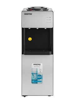 اشتري Hot, Cold And Normal Water Dispenser, Low Noise High Efficient Compressor With Storage Cabinet On Bottom, Luxury & Strong Glass Door, Stainless Steel Water Tank, Safety System Avoid Dry Heating GWD17039 White & black في الامارات