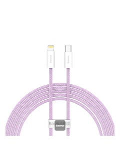 اشتري Dynamic 2 Series Fast Charging Data Cable Type-C to iP 20W 1m Purple في السعودية