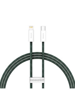 Buy Dynamic 2 Series Fast Charging Data Cable Type-C to iP 20W 1m Green in Egypt