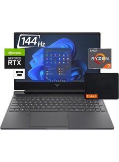 Buy Victus Laptop With 15.6-Inch Display, AMD Ryzen 7 5800H Processor/16GB RAM/1TB SSD/4GB NVIDIA RTX 3050 Ti Graphics Card/Windows 11 Home With Mousepad English Black in UAE