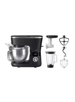 Buy Kitchen Machine With Accessories 5.5 L 1000 W HR7962/21 Steel/Black in Saudi Arabia