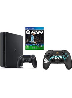 Buy PlayStation 4 Slim 500GB Console With 1 Log Controller and EA FC 24 in Saudi Arabia