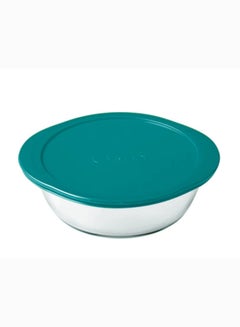 Buy Pyrex Cook&Store Round With Lid 2.3L Transparent 26 x 23 x 8 cmcm in UAE