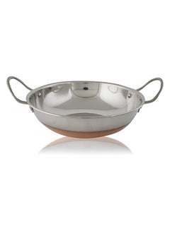 اشتري Falcon Copper Bottom Kadai 26 Cm Silver 26cm في الامارات